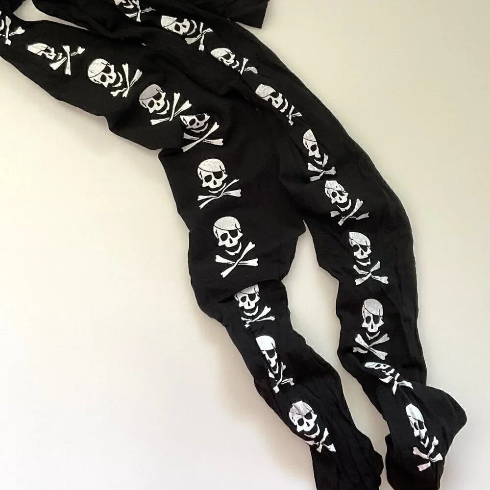 NEW SKULL GOTH COSPLAY TIGHTS